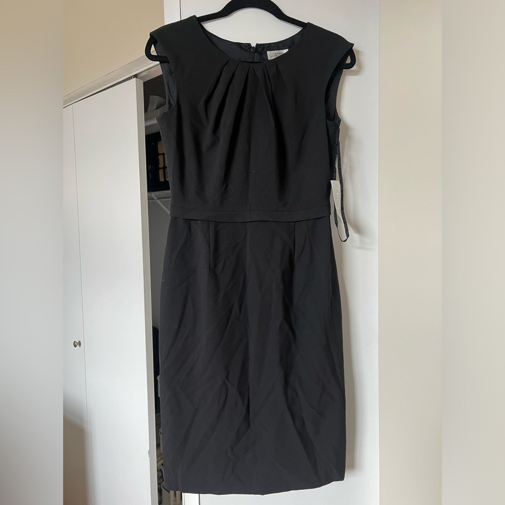 Tahari  Black Cocktail Dress. Unworn. Tags on. Black. Size 4.